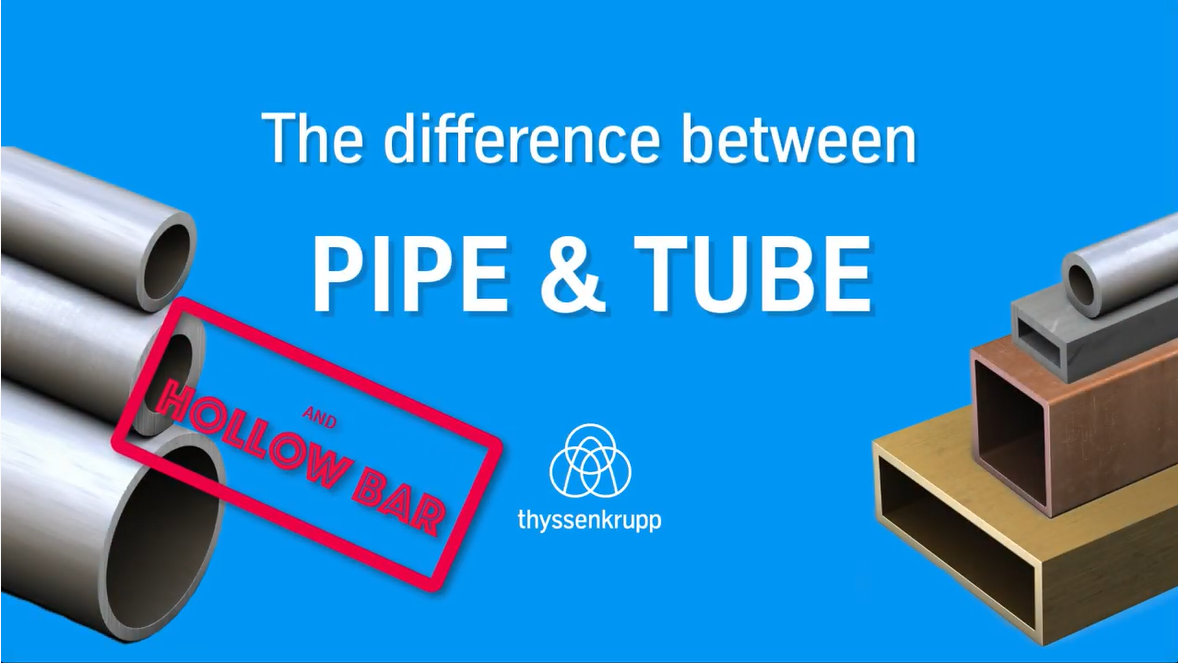 The Difference Between a Pipe, Tube, and Hollow Bar